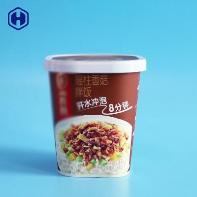 Cina Coperchio quadrato della tazza istantanea del riso IML di 89MM con Logo Printing in vendita