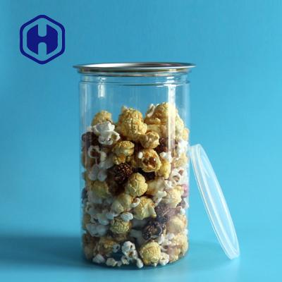 Cina 1130ml 401 Long Round EOE Transparent Plastic Tubs Popcorn Packaging Containers in vendita