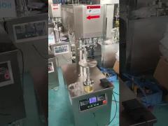 direct factory food packaging airtight nuts cookies candies PET plastic can sealing machine