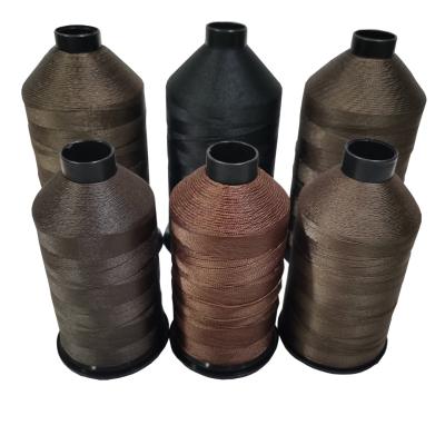 China Low Shrinkage Best Selling Chinese Polyester Sewing Thread High Tenacity Type Sofa Use With Different Colors 250D/3 for sale