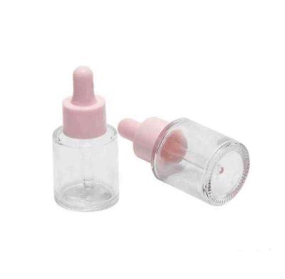 China Personal care essential oil 30ml transparent frosted bottle with pik dropper for sale