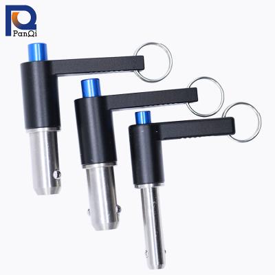 China Factory direct supply M12 M16 L Aluminum Pin handle stainless steel ball lock stainless steel factory for sale