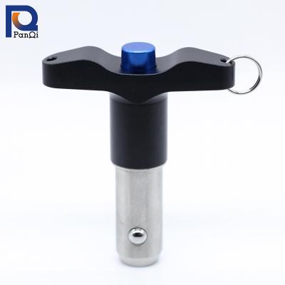 China Quick Release T Shaped Ball Stainless Steel Locking Peg M12M16M20 for sale