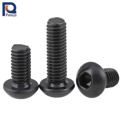 China Economy Button Hex Hex Head Screw Bolt Fitting 12.9 Hex Socket Head Screws Black Oxide Coating LS806 for sale