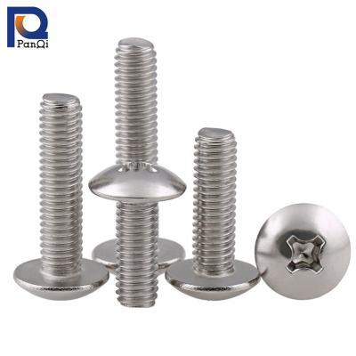 China Stainless Steel Manufacturers Selling Phillips Cross Recessed Rounded Head Screw for sale