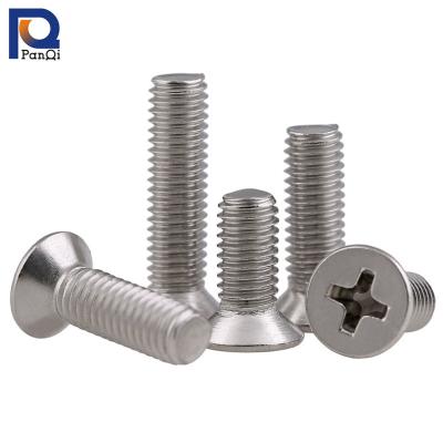 China LS808 Flat Head Machine Screws Degree Flat Head Machine Screws for sale