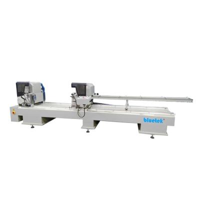 China Building Material Stores UPVC Profile Two Heads Miter Saw Automatic PVC Window Cutting Machine Price for sale