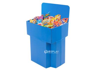 China Eco - Friendly Cardboard Dump Bins Snacks Retail Point Of Purchase Displays for sale