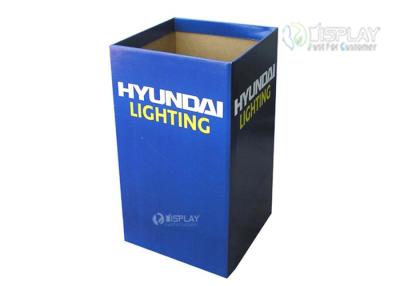 China Supermarket Recycling Cardboard Display Bins With Full Color Print for sale