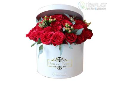 China Bouquet Cardboard Gift Boxes Flower Packaging With Round Shaped Paper Tube for sale