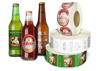 Chine En ont formé l'impression démontable auto-adhésive de labels de bouteille à bière adaptée aux besoins du client à vendre