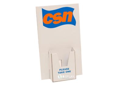 China Retail Countertop Cardboard Brochure Holders for A5 Leaflet Display for sale