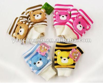 China Custom Plush Animal Face Kids Mitten Maker Factory Supplier Fingerless OEM Manufacturer for sale