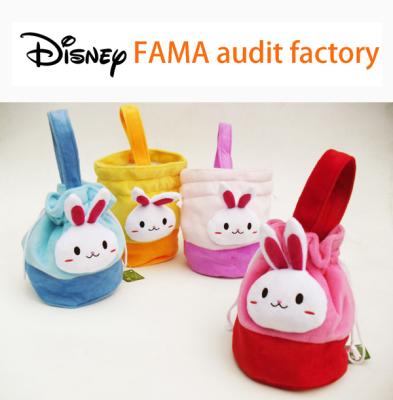 China Fashion Plush Custom Kids Animal Rabbit Drawstring Bag Supplier Factory Manufacturer for sale