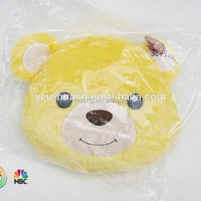 China Custom Yellow Teddy Bear Cushion Pillow Manufacturer Supplier Factory Manufacturer for sale