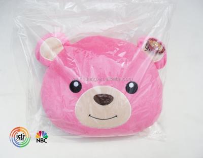 China Custom Pink Teddy Bear Cushion Pillow Maker Supplier Factory Manufacturer for sale