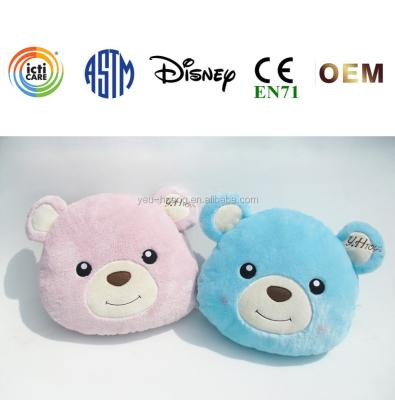 China Custom Blue Teddy Bear Cushion Pillow Maker Supplier Factory Manufacturer for sale