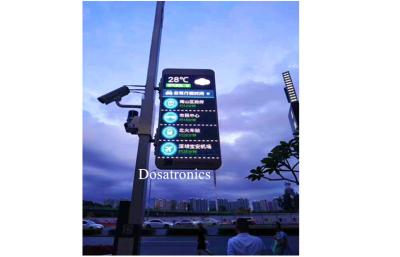 China 4G 5G P3mm 6000cd/M2 Street Light LED Screen 300W/M2 for sale