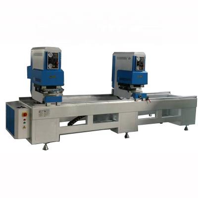 China Building Material Shops PVC Upvc Window Making Machine Double Head Welding Machine For Corner And Mullion for sale