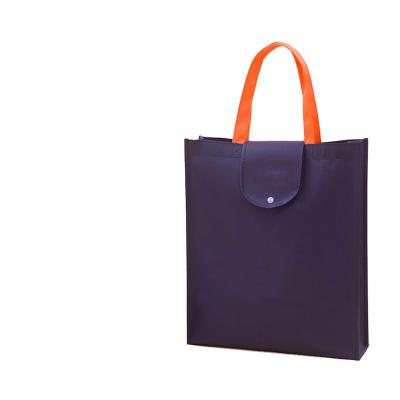 China Environmental Handled Folding Nonwoven Handbag Oxford Custom Shopping Bags With Logos for sale