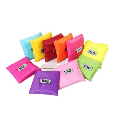 China Cheap Promotional Bag Custom Polyester Tote Printing Reusable Collapsible Collapsible Shopping Bag for sale