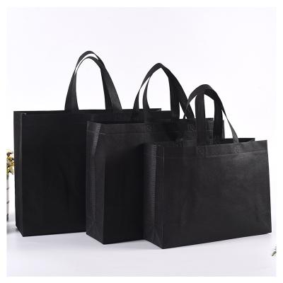 China Custom Eco Friendly Recyclable Non Woven Handled Color Shopping Bag Grocery Bag for sale