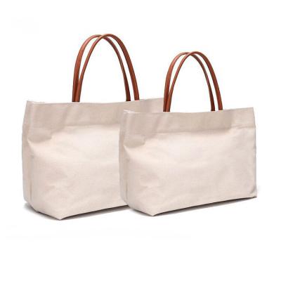 China High Quality Promotional Reuse Canvas Handled Cotton Tote Shopping Bag for sale