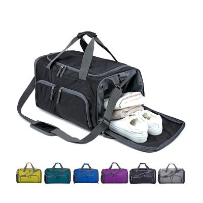 China Fashion Travel Duffel Bag Waterproof Sports Gym Bag With Shoes Compartment And Wet Pocket for sale