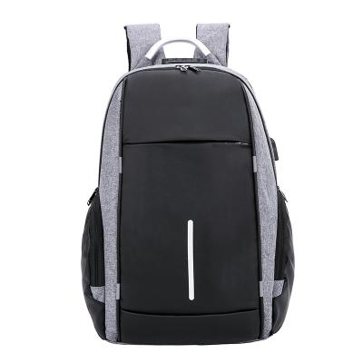 China Laptop Sleeve Bag Management Computer Large Capacity Student Backpack USB Charging Anti-theft Backpack for sale