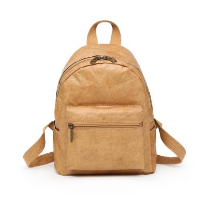 China Fashion Eco - Friendly Wholesale Custom Kraft Washable Backpack for sale