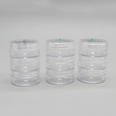 China Skin Care Creams Stackable Cosmetic Powder Jar Packaging For Loose Powder for sale