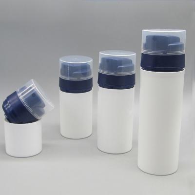 China Cosmetic Round 35ml Plastic Airless Pump Bottle for sale