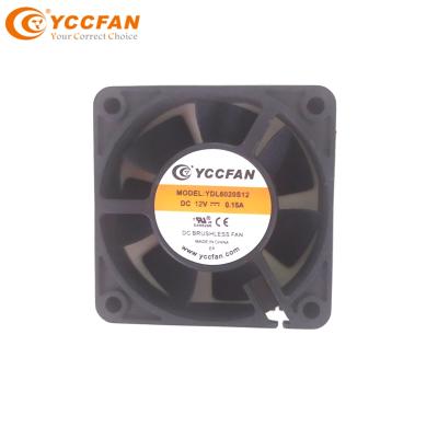 China High Pressure Machinery Repair Shop Blowers 60mm 60x60x20 0.72W 5V 12V 24V 3000 RPM Brushless DC Axial Fan YDL6020B24 for sale