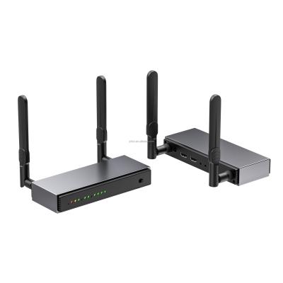 中国 HD 200m Wireless Transmitter and Receiver 5G/2.4G Support KVM function  individual audio and IR control 1 to 4 transmit 販売のため