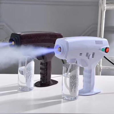 China Convenient/High Efficient Portable Nano Steam Gun Sterilizer Disinfection Fogger Spray Guns Anion Nano Disinfect Spray Gun For Home Car for sale