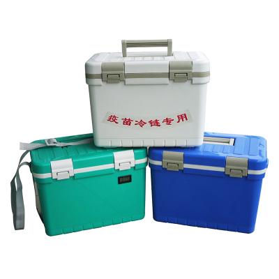 China Custom Vaccine Fresh Portable Vaccine Container Carrier Insulated Medical Cooler Cooler Box for sale