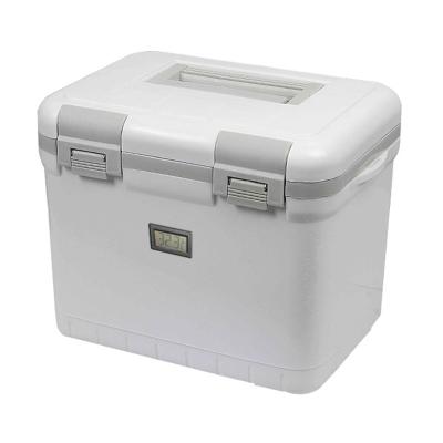 China Mini Vaccine Refrigerator Medical Transport Insulated Cooler Box 6L 12L Blood Transport Cooler Box for sale