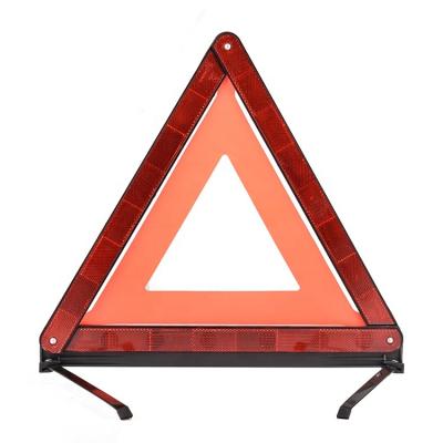 China PS E-MARK Pavement Safety Car Reflector Triangle Road Traffic Warning Auto Red Reflective Triangle for sale