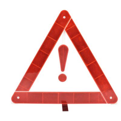 China Portable Classic Hot Selling Traffic Light Warning Triangle Marks Car Folding Emergency Warning Triangle for sale