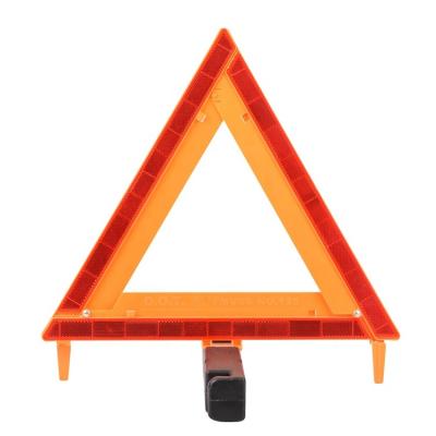 China Car Road Safety Tripod Warning Sign Portable Vehicular Car Towing Car Triangle Point Reflective Warning Distance for sale