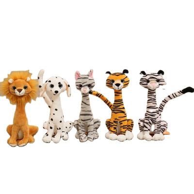 China Creative new plush toy/gift jungle doll cute lion cat tiger can be made curtain buckle wrist plush toy for sale