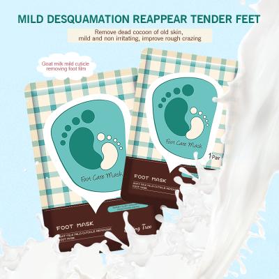 China Moisturize and reduce skin monotony wholesale soft exfoliating skin off hand masks and remove dead callus skin foot mask with high quality for sale