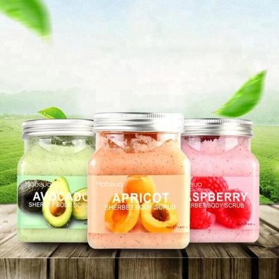 China Natural Exfoliator Private Label Body And Face Exfoliating Stretch Marks Organic Fruit Sugar Scrub for sale