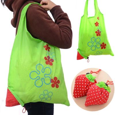 China Eco Tote Bag Reusable Strawberry Shopping Bag Wholesale Foldable Waterproof Shopping Bags for sale