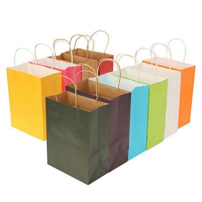 China Recyclable Custom Logo Printing Wholesale Tote Shopping Paper Bags With Handle for sale