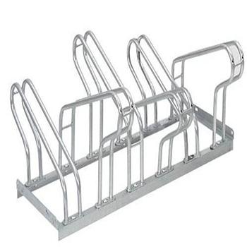 China STEEL Hot Dip Galvanized 6 Bike Outdoor Classic Double Side Bicycle Parker Bicycle Parking Rack China Factory Supply for sale