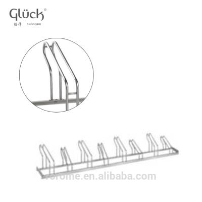 China ISO9001 Metal Bicycle Rack High Quality Steel Floor Rack 8 Spaces China Factory Supply for sale