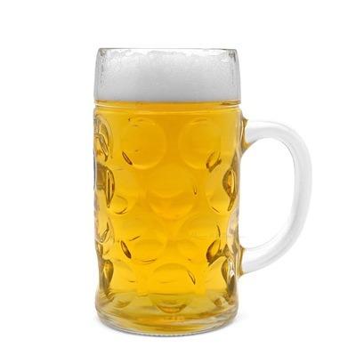 China Wholesale Durable 1L Oversized Lead Free Beer Mug Thickened Bar Grill Good Quality Beer Mug for sale