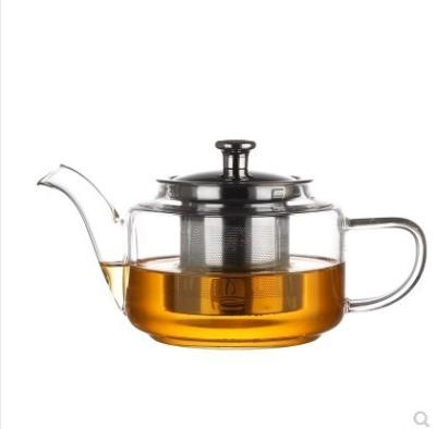 China Various Viable Thickened Explosion-proof Glass Teapot High Temperature Resistant Filter Teapot Glass Teapot Explosion-proof Glass Teapot for sale