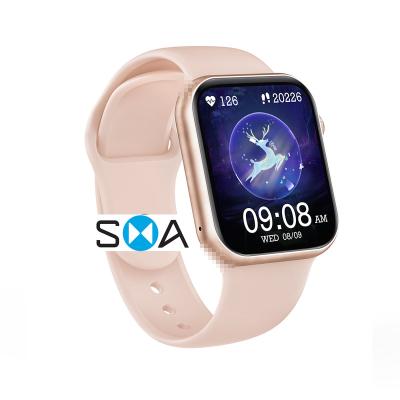 China Multiple Touch Screen Training Modes Healthcare Mode Sleep Monitoring Smart Watch Blood Oxygen Monitoring SMA Pro F-3 Smart Watch For Lady for sale